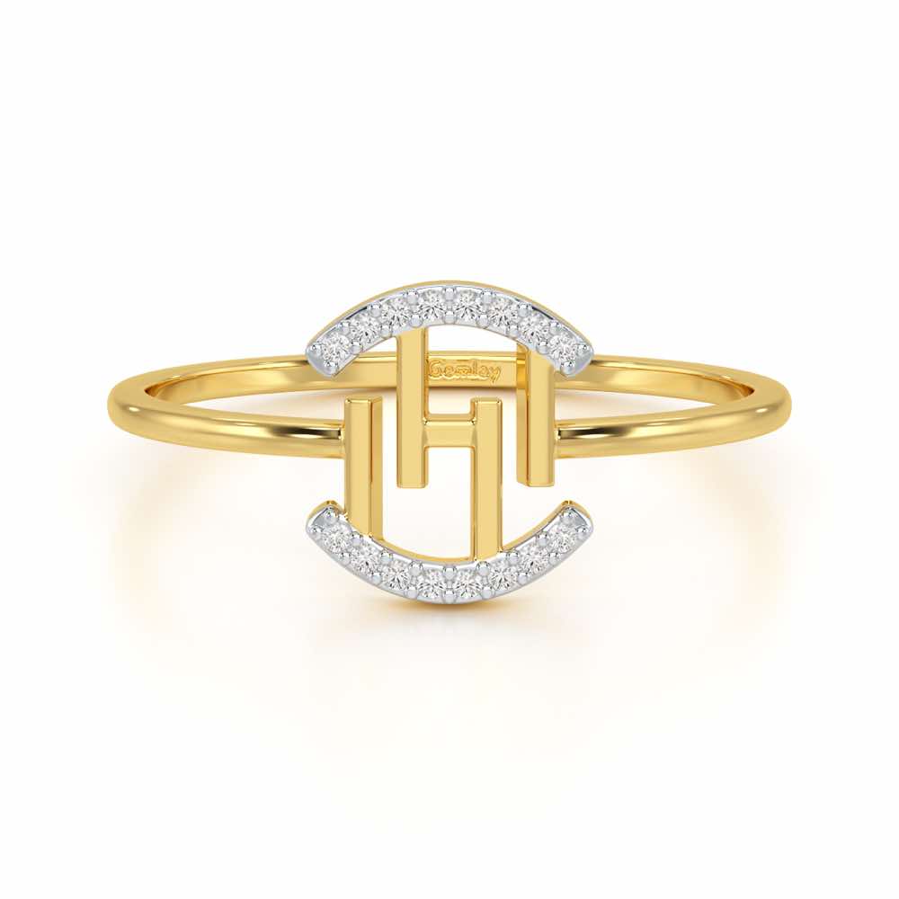 Ethereal Closeness Silver Ring - Yellow Gold - Image 4