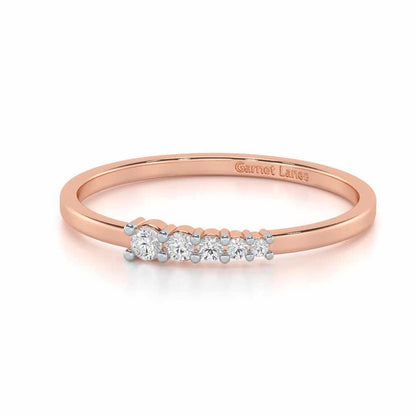 Ethereal Essence Silver Ring - Rose Gold - Image 2