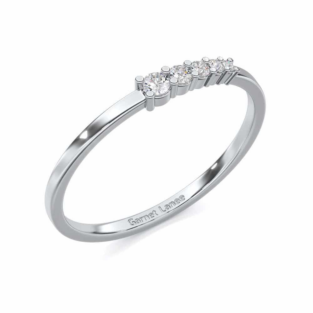 Ethereal Essence Silver Ring - White Gold - Image 1