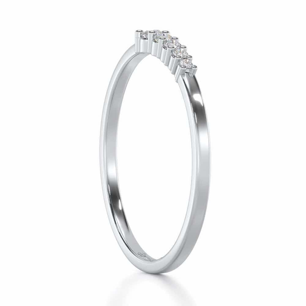 Ethereal Essence Silver Ring - White Gold - Image 3