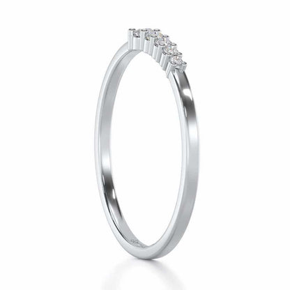 Ethereal Essence Silver Ring - White Gold - Image 3