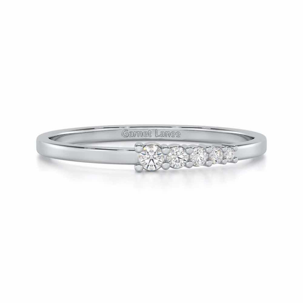 Ethereal Essence Silver Ring - White Gold - Image 4