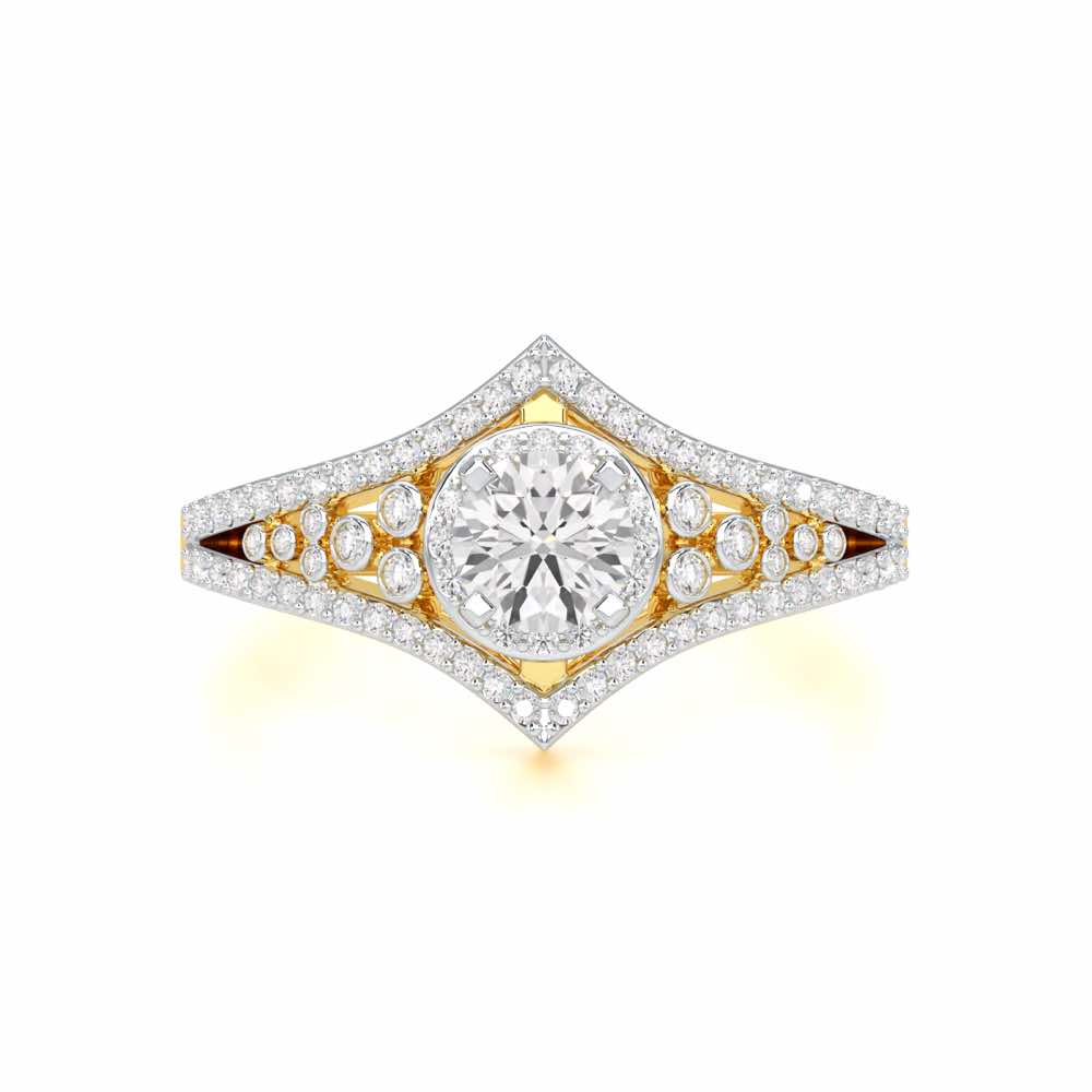 Ethereal Glow Solitaire Ring - Yellow Gold - Image 4