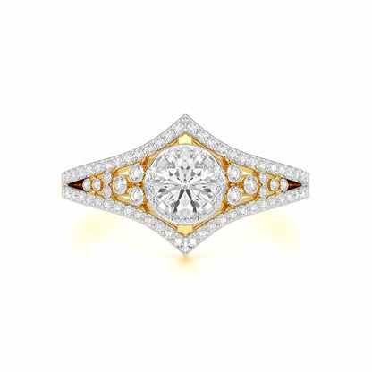Ethereal Glow Solitaire Ring - Yellow Gold - Image 4