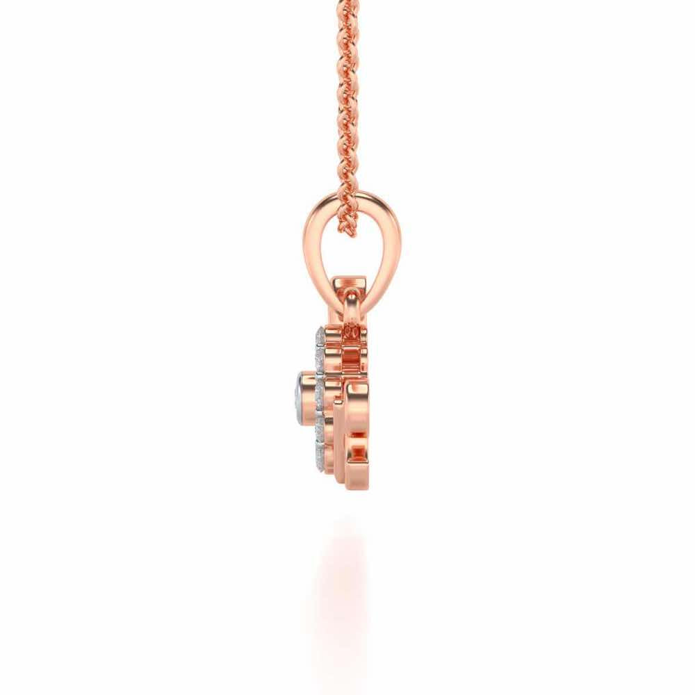 Etnernal Love Silver Pendant - Rose Gold - Image 3