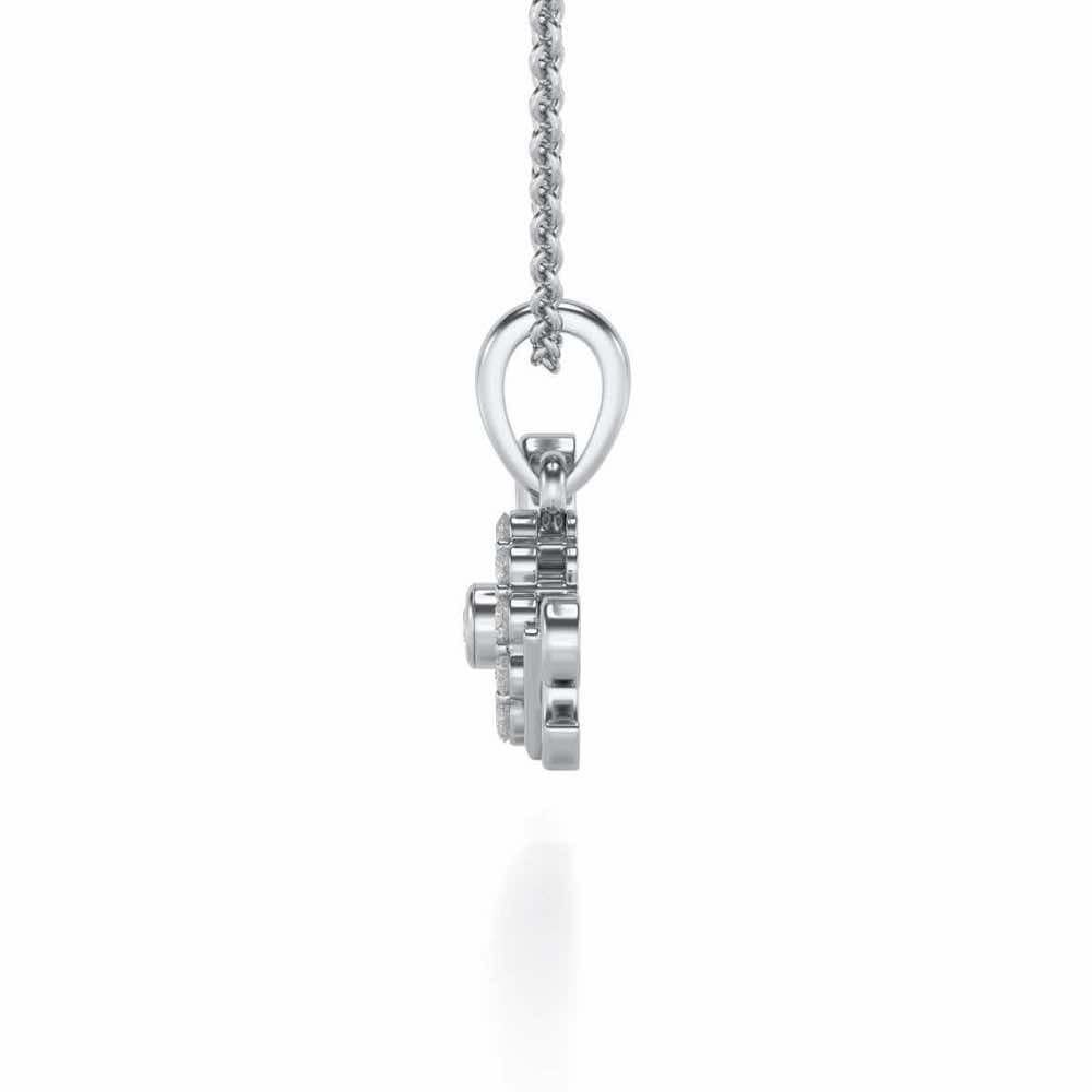 Etnernal Love Silver Pendant - White Gold - Image 3