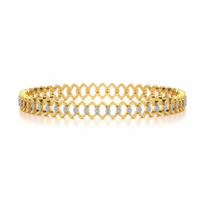 Etonnante Silver Bangle - Yellow Gold - Image 5