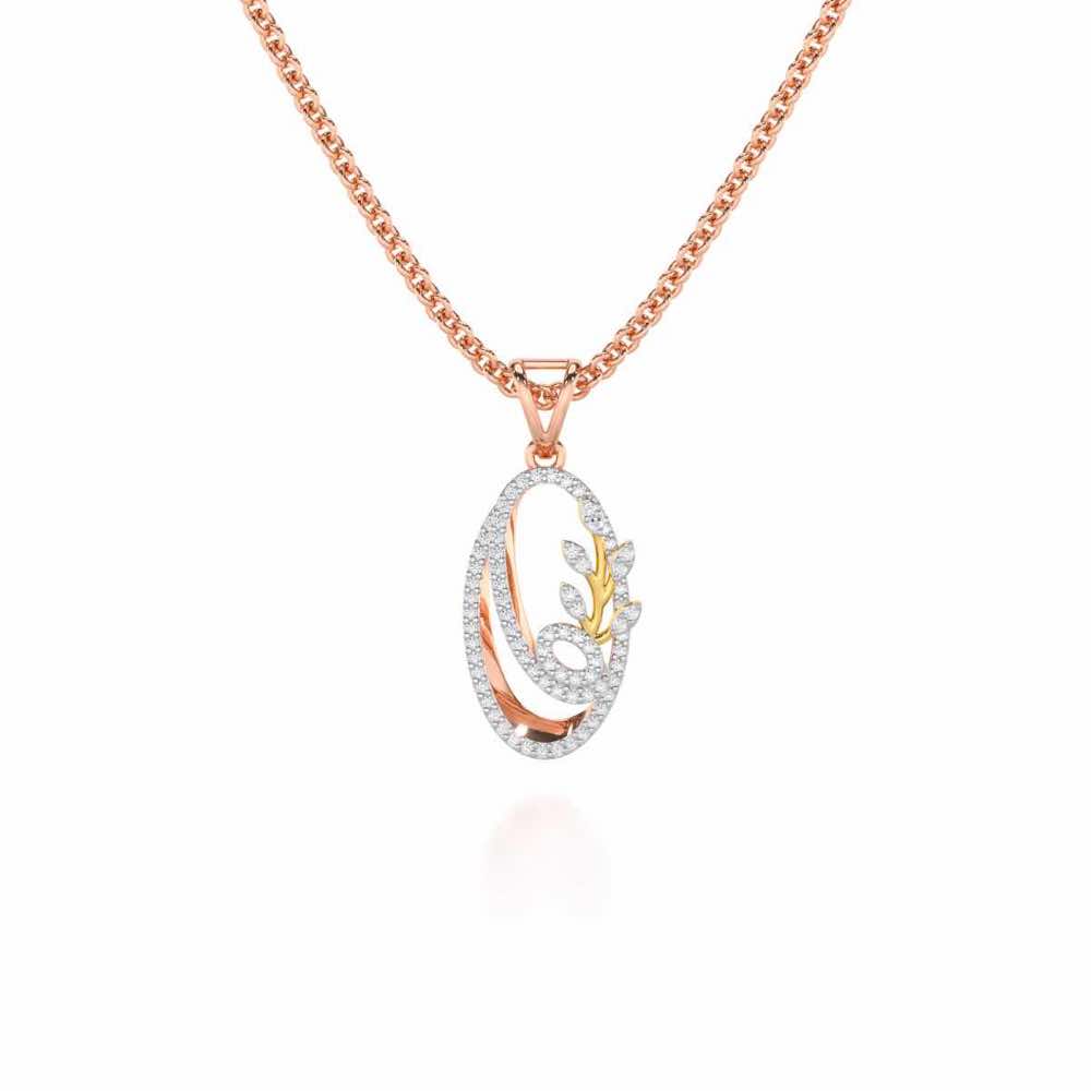 Euphoric Growth Silver Pendant - Yellow Gold - Image 1