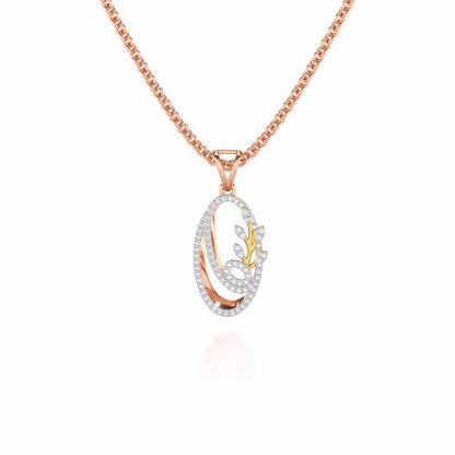 Euphoric Growth Silver Pendant - Yellow Gold - Image 1