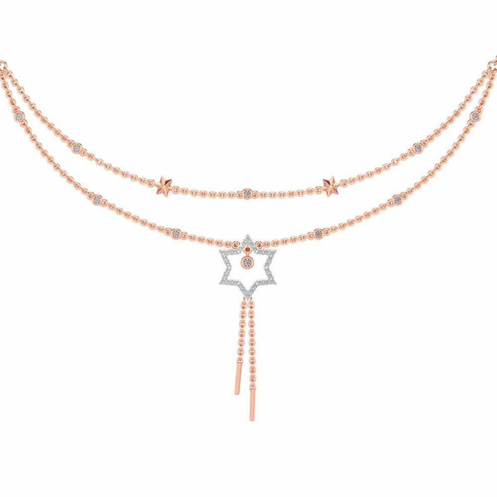 Evershining Stars Silver Necklace
