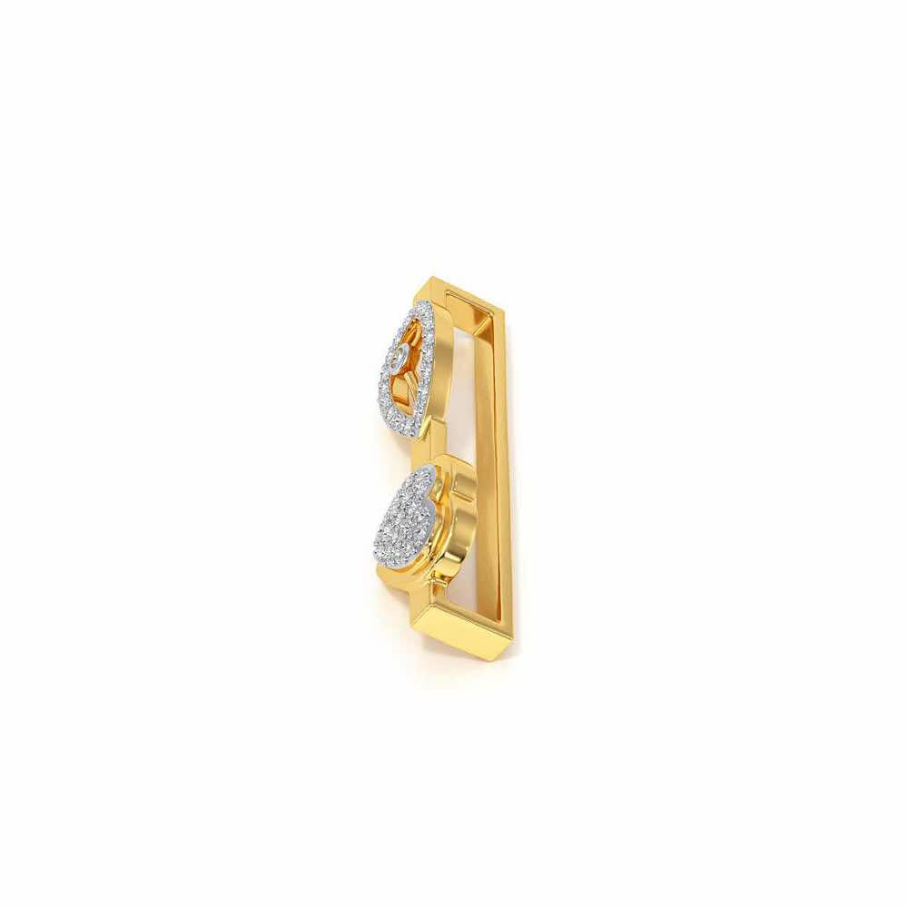 Eye Heart Silver Watch Band - Yellow Gold - Image 4