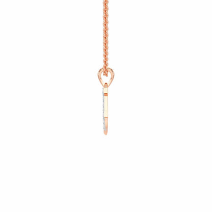 F-Luke Silver Pendant - Rose Gold - Image 3