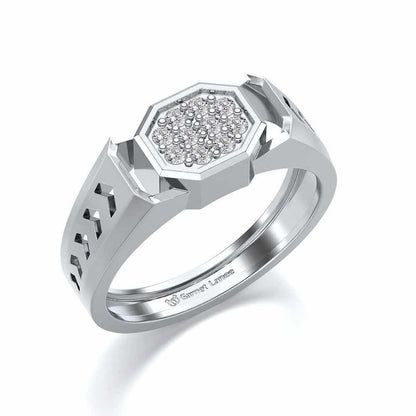 Fabulous Ring For Men - White Gold - Image 1
