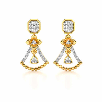 Fancy Drops Earrings - Yellow Gold - Image 1