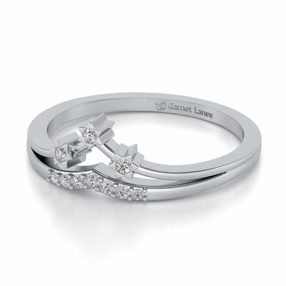Farzeen Silver Ring - White Gold - Image 2