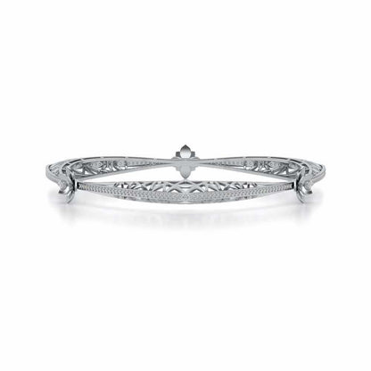 Finlay Silver Bangles - White Gold - Image 4