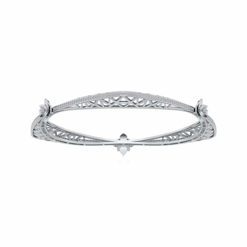 Finlay Silver Bangles - White Gold - Image 5