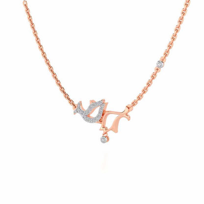 Fish Chums Silver Pendant - Rose Gold - Image 3