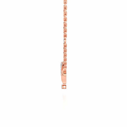 Fish Chums Silver Pendant - Rose Gold - Image 4
