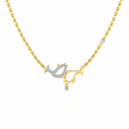 Fish Chums Silver Pendant - Yellow Gold - Image 2
