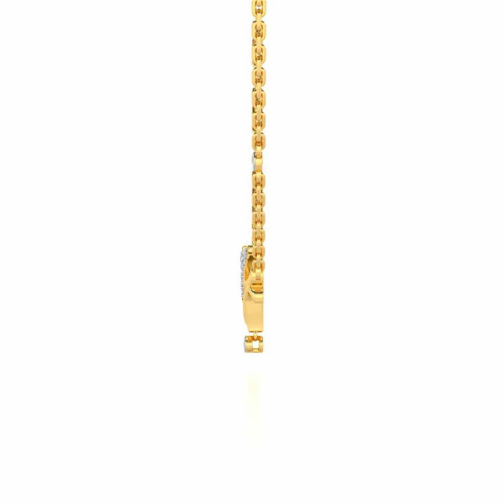 Fish Chums Silver Pendant - Yellow Gold - Image 4