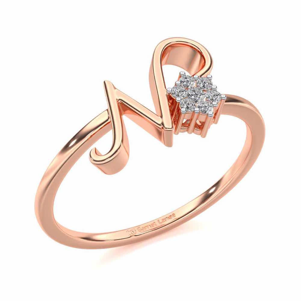 Flora N Silver Ring - Rose Gold - Image 1