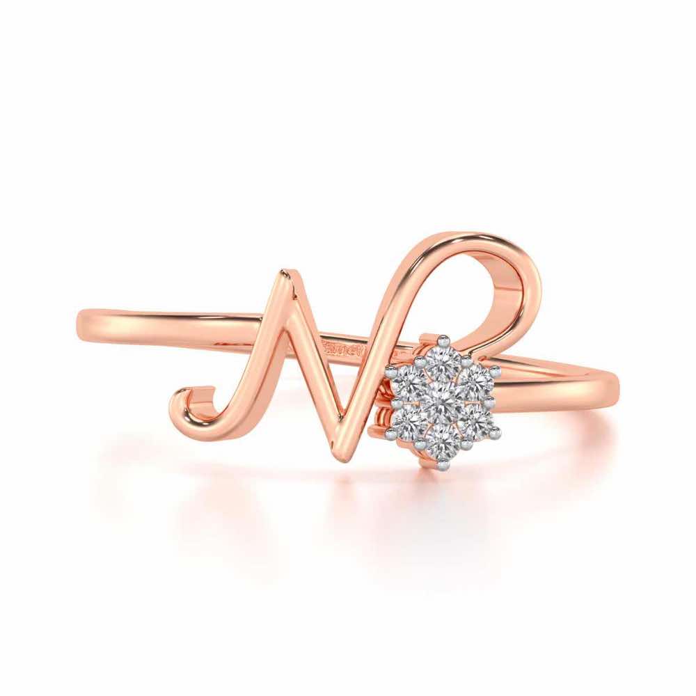 Flora N Silver Ring - Rose Gold - Image 4