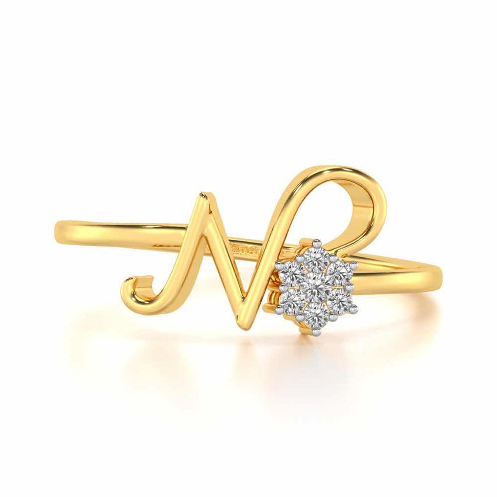 Flora N Silver Ring - Yellow Gold - Image 4