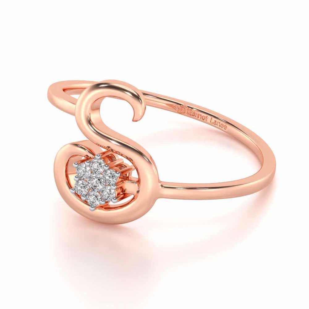 Flora S Silver Ring - Rose Gold - Image 2