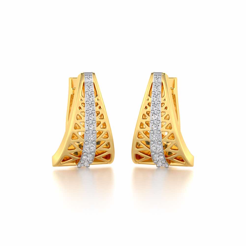 Flow Vein Silver Bali - Yellow Gold - Image 1