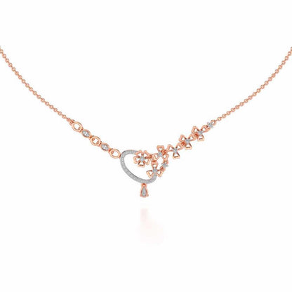 Flower factory Silver Necklace - Rose Gold - Image 2