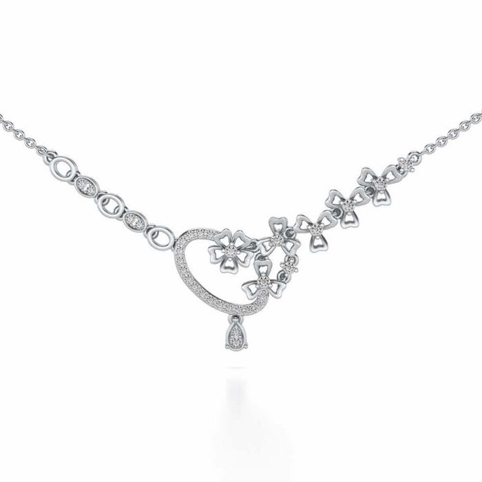 Flower factory Silver Necklace - White Gold - Image 1