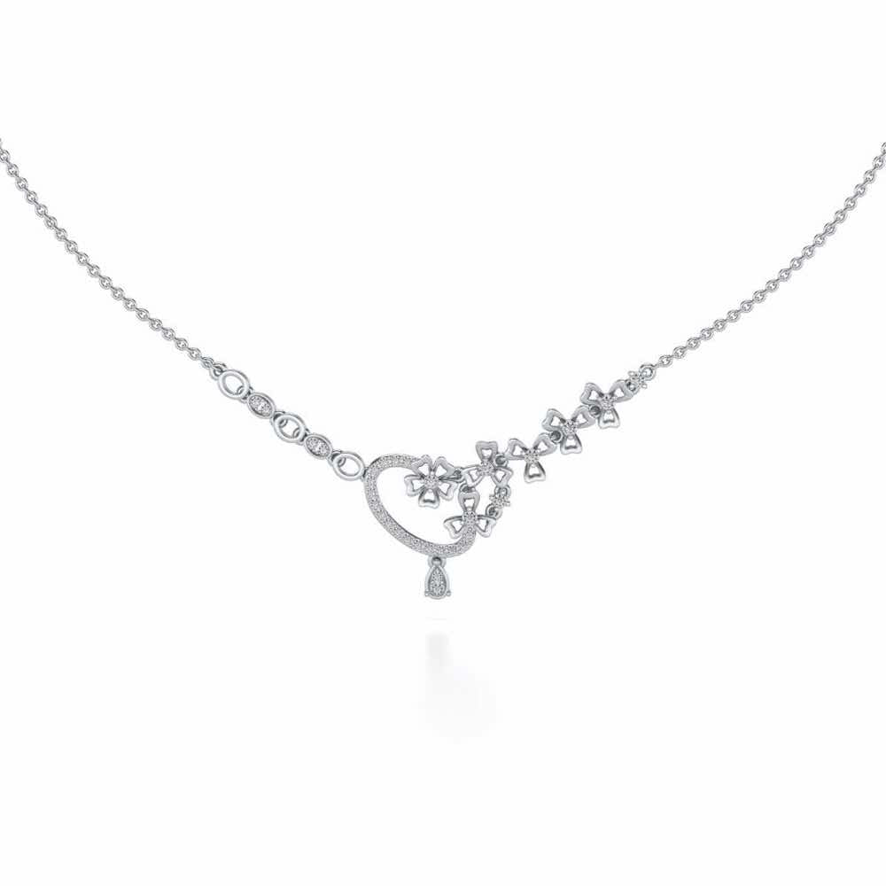 Flower factory Silver Necklace - White Gold - Image 2