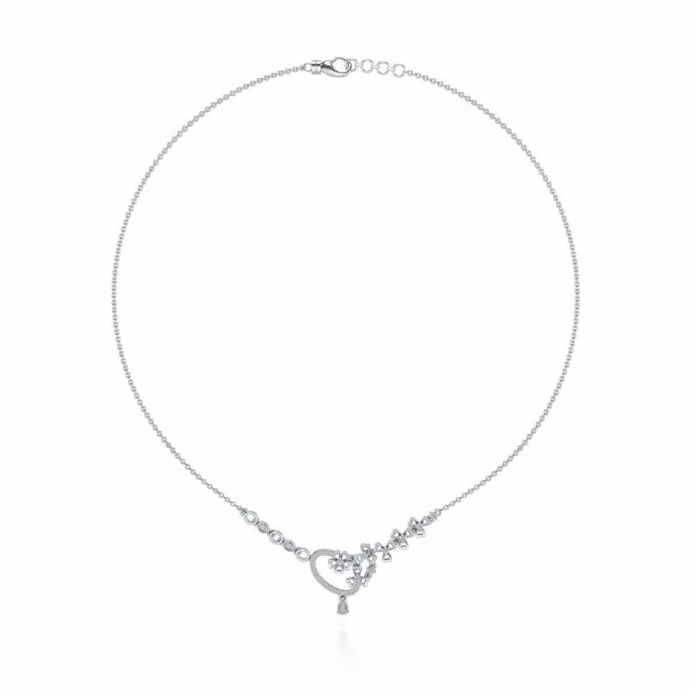 Flower factory Silver Necklace - White Gold - Image 3