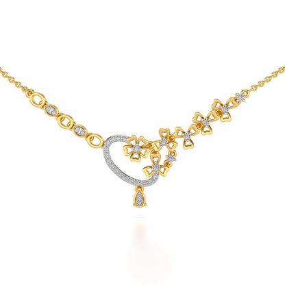 Flower factory Silver Necklace - Yellow Gold - Image 1