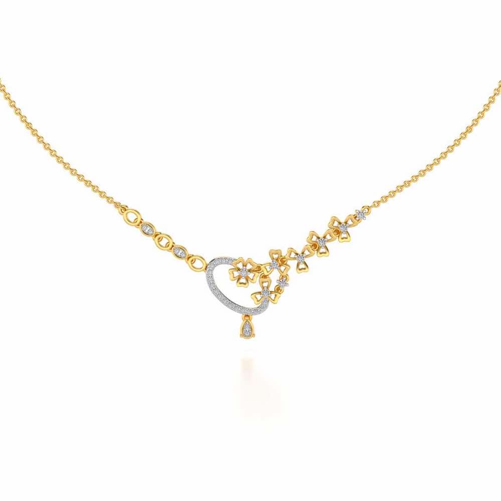 Flower factory Silver Necklace - Yellow Gold - Image 2