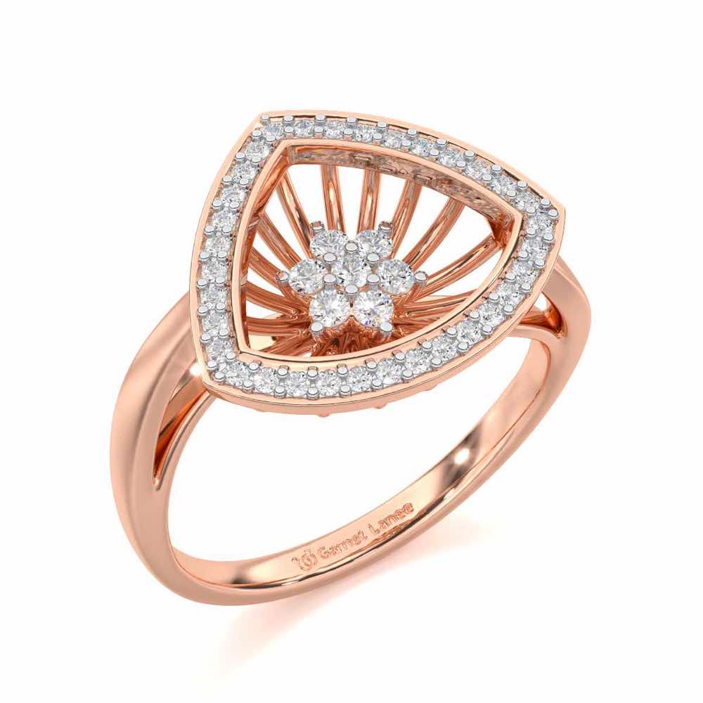 Fluid Aura Silver Ring