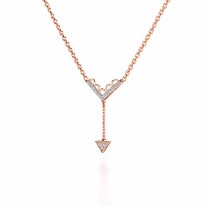Fly Above Silver Pendant - Rose Gold - Image 3