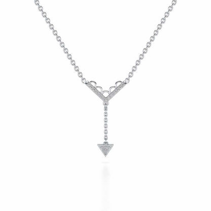 Fly Above Silver Pendant - White Gold - Image 2