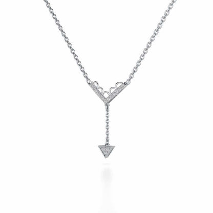 Fly Above Silver Pendant - White Gold - Image 3