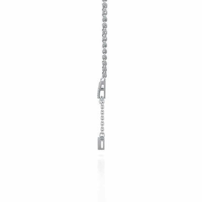 Fly Above Silver Pendant - White Gold - Image 4