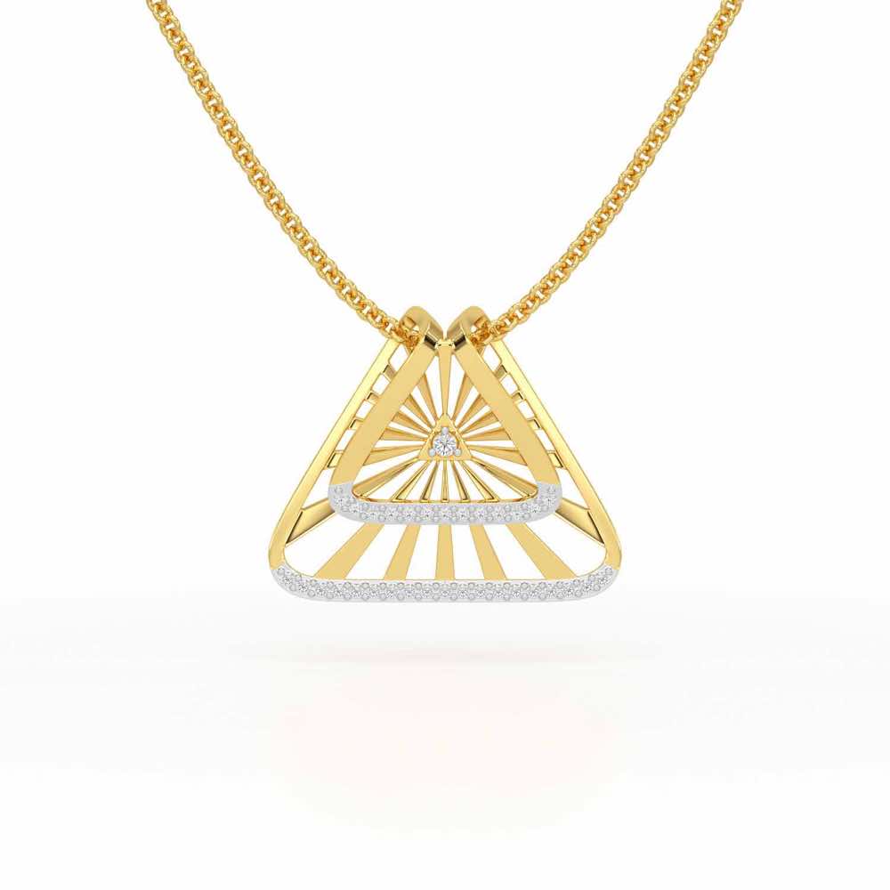 Forest Rays Silver Pendant