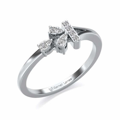 Forum Silver Ring - White Gold - Image 1