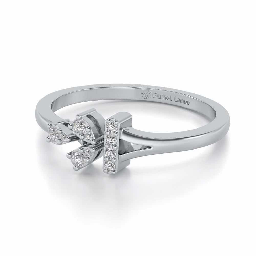 Forum Silver Ring - White Gold - Image 2