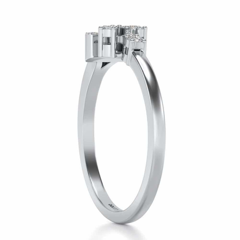 Forum Silver Ring - White Gold - Image 3