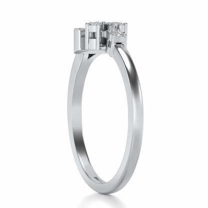 Forum Silver Ring - White Gold - Image 3