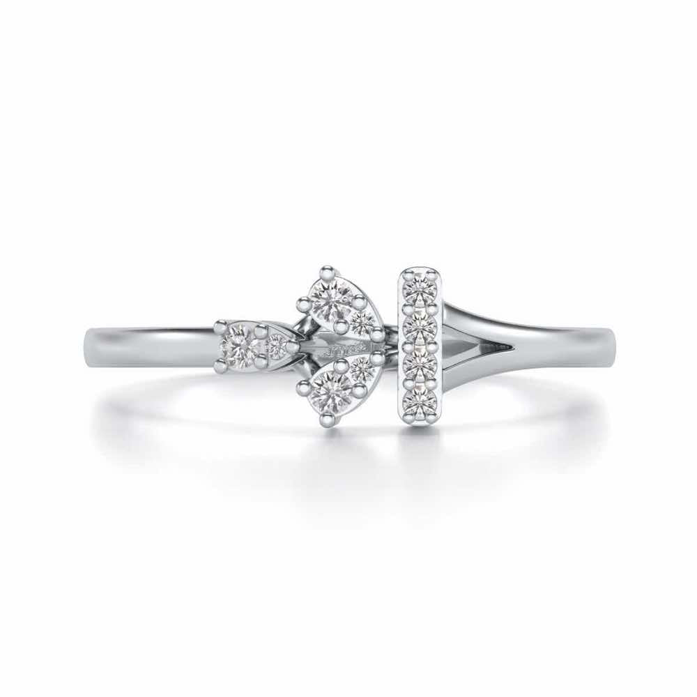 Forum Silver Ring - White Gold - Image 4