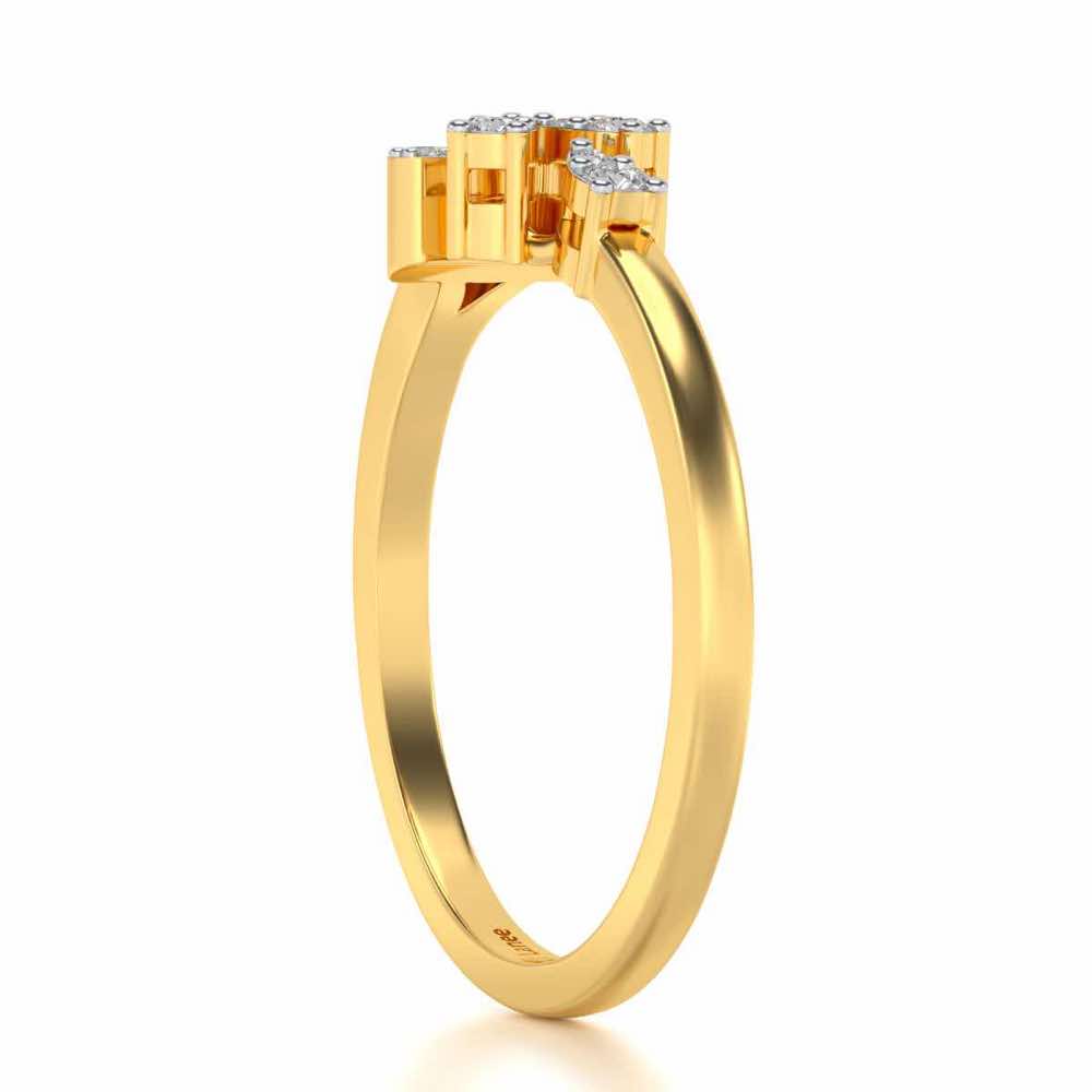 Forum Silver Ring - Yellow Gold - Image 3