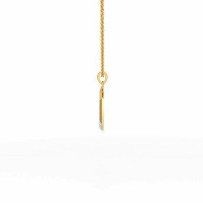 Framed You Silver Pendant - Yellow Gold - Image 4