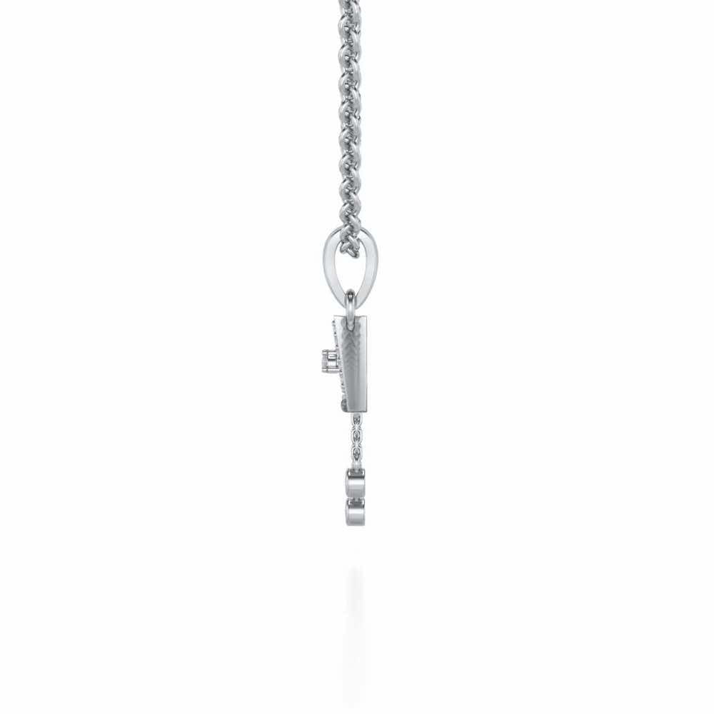 Fresh Sheen Silver Pendant - White Gold - Image 4